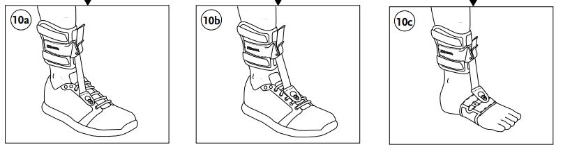 Ossur Rebound Foot up shoe fitting options